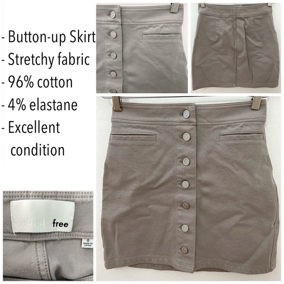 Aritzia Bundle: 2 Wilfred Black Joggers and a Button-up Skirt in price of one! - Picture 4 of 4